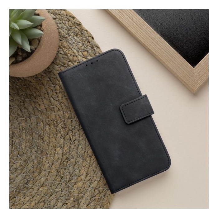 Husa Tip Carte Upzz® Tender, Compatibila Cu Samsung Galaxy A17 5G, Inchidere Magnetica, Piele Ecologica Soft, Negru