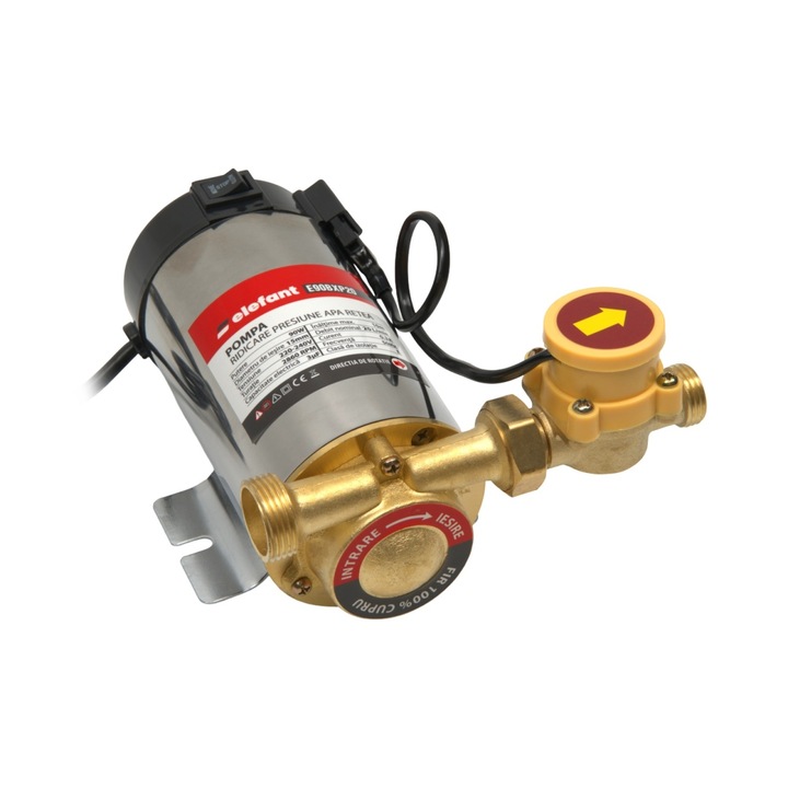 Помпа за повишаване на налягането на водата в мрежата E90BXP20, 90 W, ELEFANT, 2860 об/мин, 20 л/мин