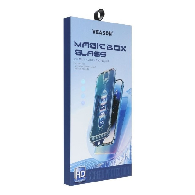 Folie Sticla Upzz Veason Easy Install Compatibila Cu iPhone 17 Pro Max, Aplicator Inclus, Montaj Rapid