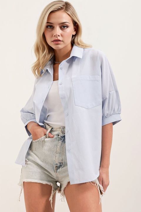 Camasa dama HiCCUP albastru, Albastru