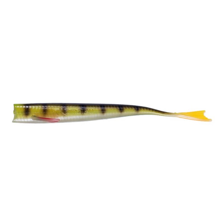 Shad Kamatsu Pulse Pelagic 20cm, 28gr, 02 Live Perch pentru pescuit pelagic la salau si stiuca