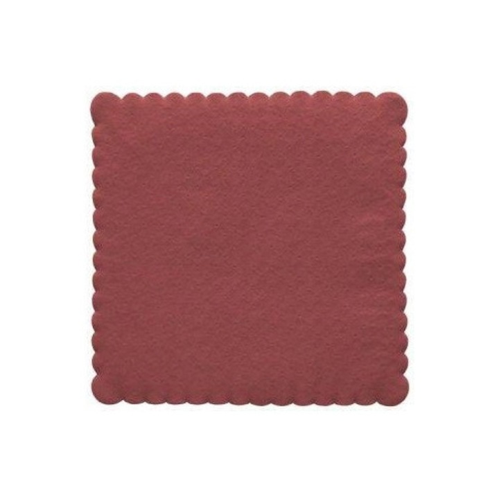 Servetele gastronomice, PartyPro, bordo, 15x15cm, set 200 bucati