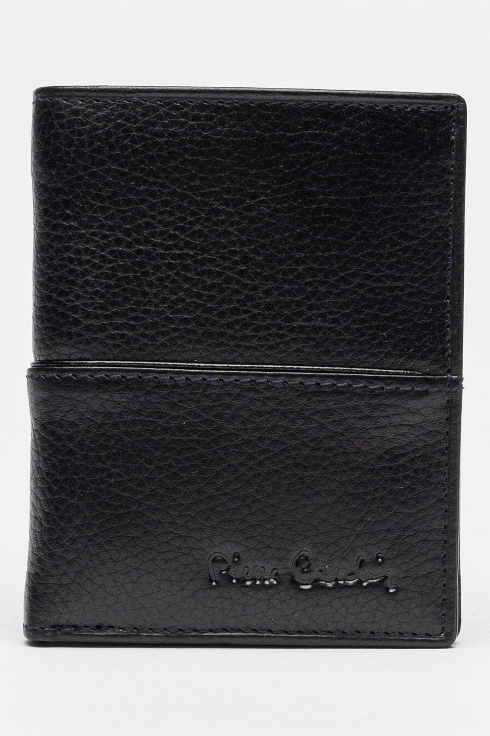 Pierre Cardin, Portofel pliabil de piele, Negru