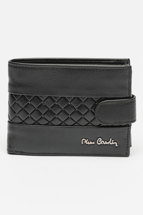 Pierre Cardin, Кожен портфейл с лого, Черен