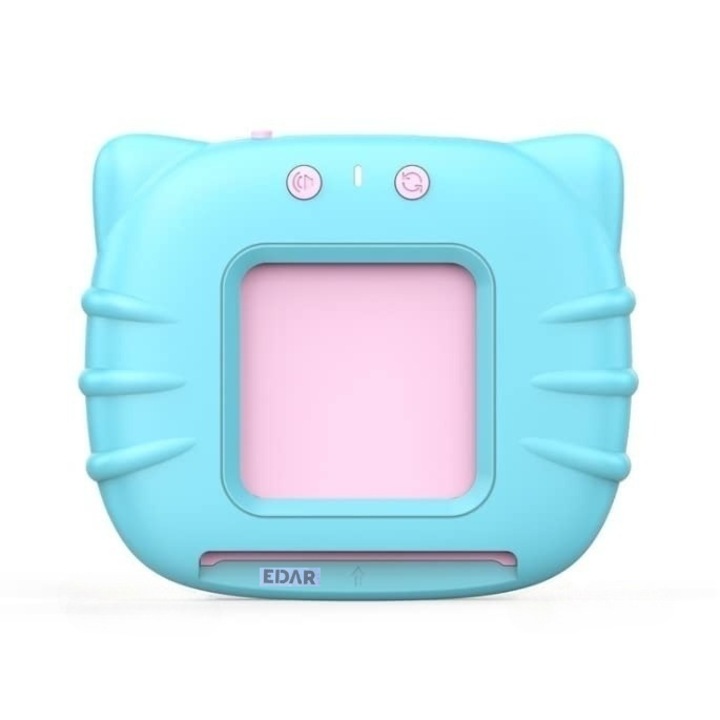 Dispozitiv Educativ EDAR pentru Invatarea Englezei, 112 Carduri Interactive cu Functie Vocala, pentru Copii, Albastru