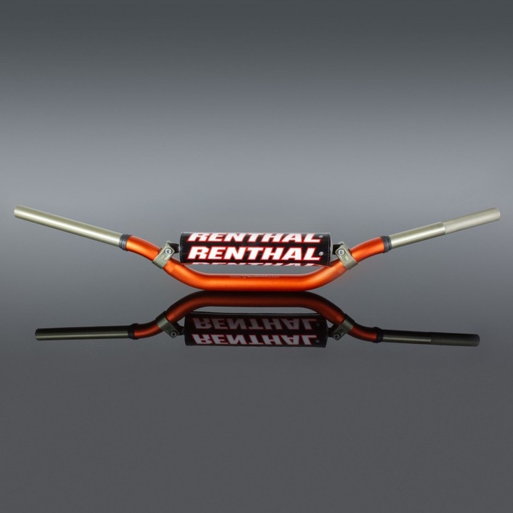 Ghidon,Renthal, ghidon 1,1/8 cala (28,6mm), model Twinwall 997, culoare portocalie, pentru motocross