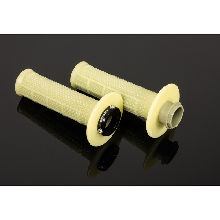 Mansoane bicicleta RENTHAL R-WORKS Lock-On Aramid, crem, set