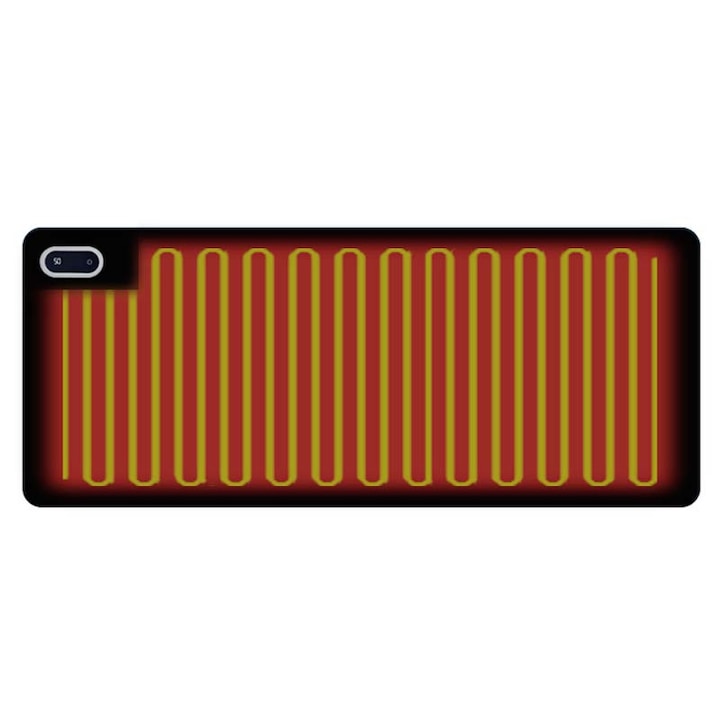 Mousepad Incalzit pentru Birou, Prixtal, Impermeabil, Oprire automata la 4 ore