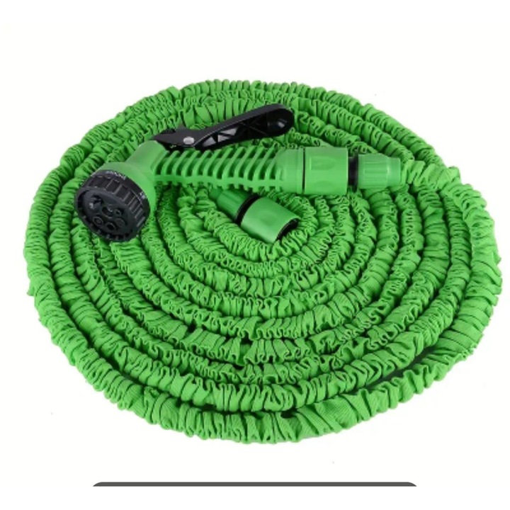 Комплект Разтегателен Маркуч с Пулверизираща Дюза – Устойчив на Налягане, Идеален за Градина и Почистване