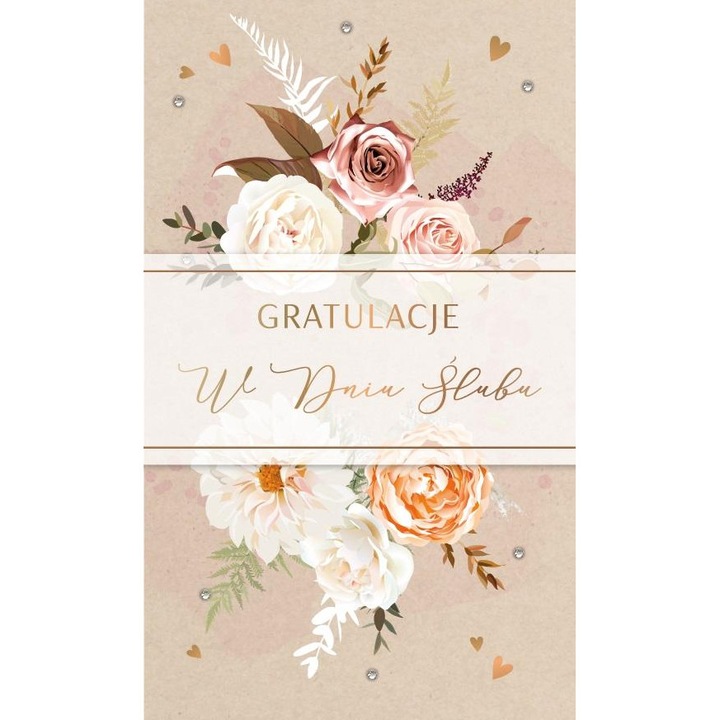 Invitatie nunta, Armin Style, karnet slub, perla, multicolor