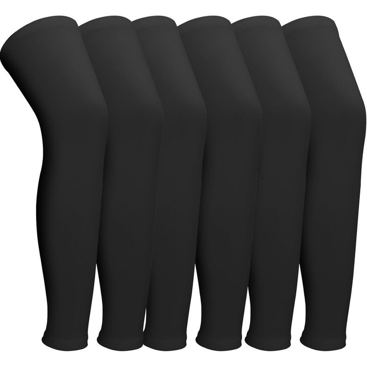 3 чифта компресионни ръкави за крака, спортен ръкав за коляно със силиконови противоплъзгащи ленти