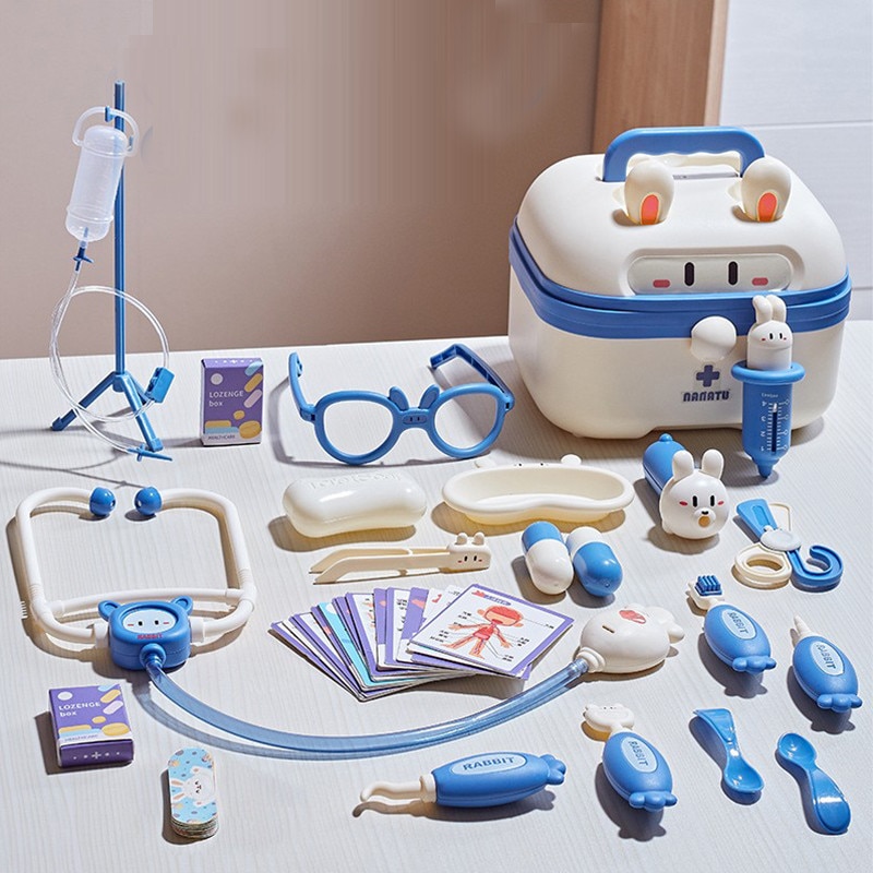 トライアルセット・サンプル Dr.Tengle Jucarie set de doctor pentru copii, VANTHEIR, trusa medicala cu