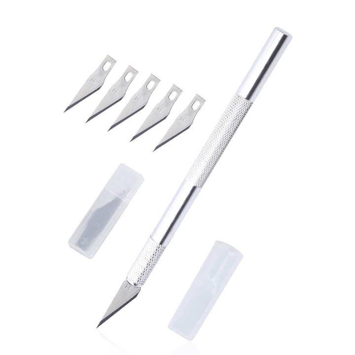 X-acto acél sniccer öt tartalék pengével