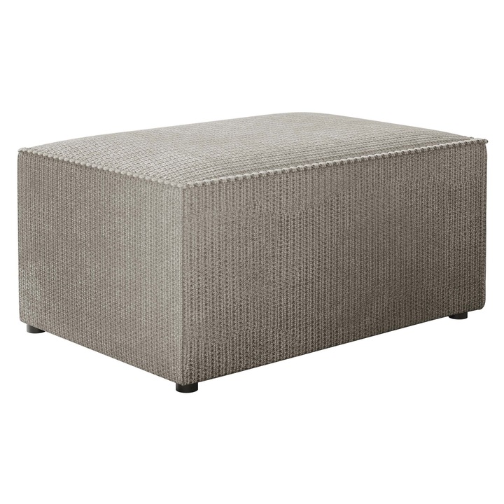 Puf Kasjusz, MIRJAN 24, gri, 60x45x38 cm