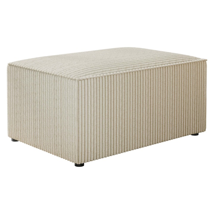 Puf Kasjusz Reiat, MIRJAN 24, crem, 60x45x38 cm