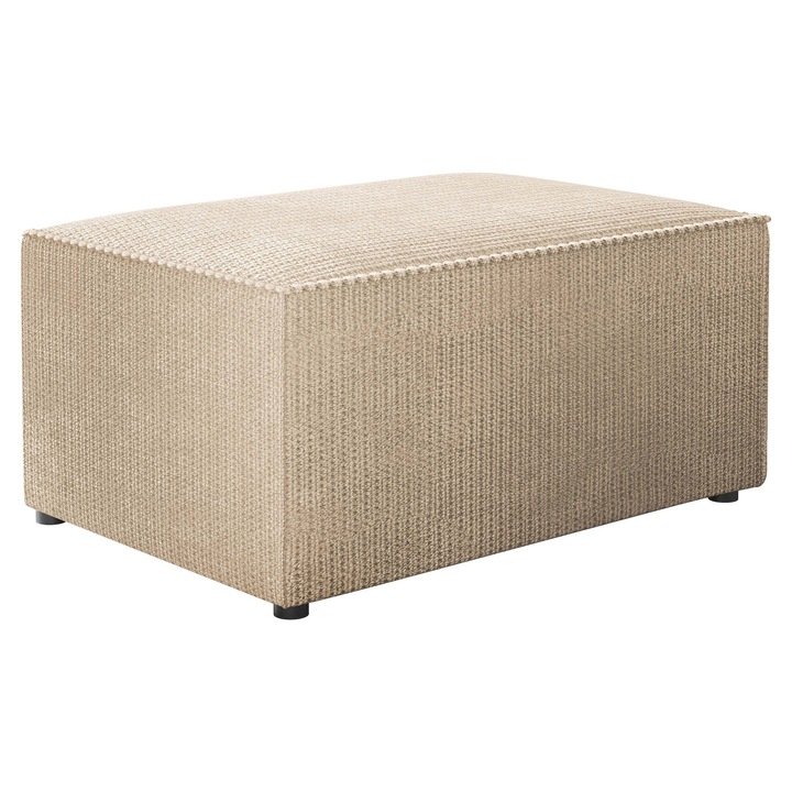 Puf Kasjusz, MIRJAN 24, bej, 60x45x38 cm