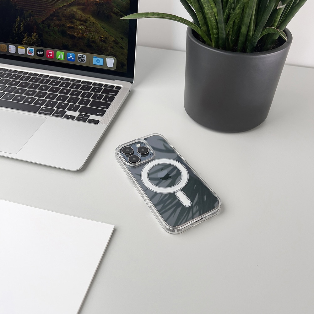 Carcasa Clear Corner Case cu MagSafe compatibila cu iPhone 17 Pro, Transparent