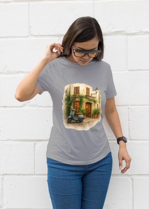Unisex póló 100% pamutból Fairy Tale kollekció 16170, Szürke