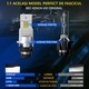 Set de 2, Bec D4S LED, Premium Becuri D4S 35W LED, HID to LED Plug and Play,20000LM,6500K Lumina Alba Puternica, Canbus Fara Eroare,1:1 Faruri 12V Auto, Radiator Aluminiu cu Ventilator, Durabil 50000 Ore
