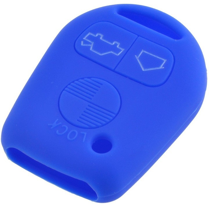 Husa Bmw Din Silicon - Tip 7 Albastru