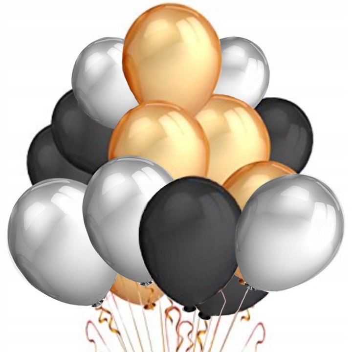 Set baloane 12 inch, PartyPro, 15 bucati, multicolor