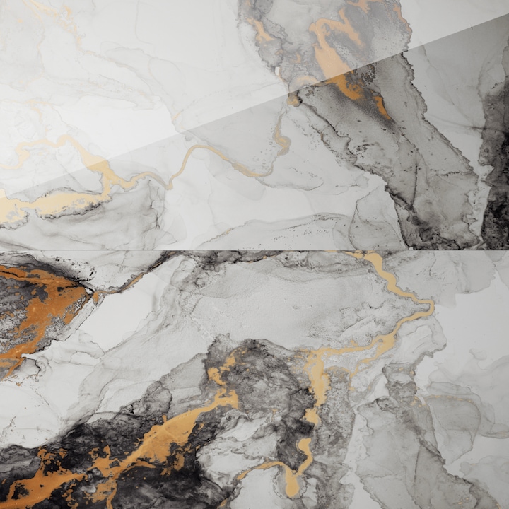 Gresie portelanata rectificata Smoke Gold, 60X120, lucioasa, 1.44 mp/cutie