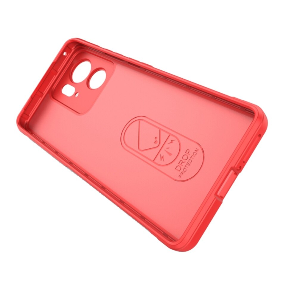 Husa pentru Motorola Edge 40 / Edge (2023), SKYDDAR INNOVATION, Magic Shield, din Silicon Mat, set cu sticker, Negru
