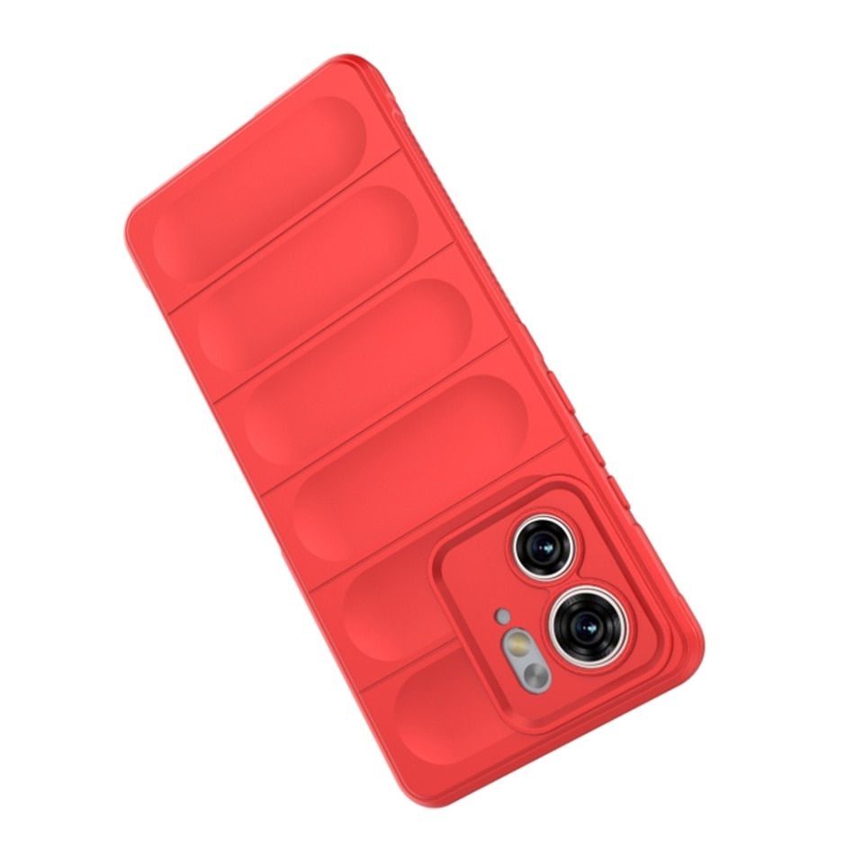 Husa pentru Motorola Edge 40 / Edge (2023), SKYDDAR INNOVATION, Magic Shield, din Silicon Mat, set cu sticker, Negru