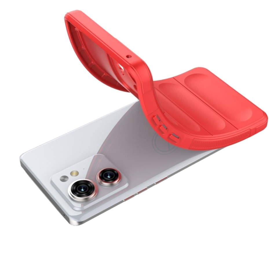 Husa pentru Motorola Edge 40 / Edge (2023), SKYDDAR INNOVATION, Magic Shield, din Silicon Mat, set cu sticker, Negru