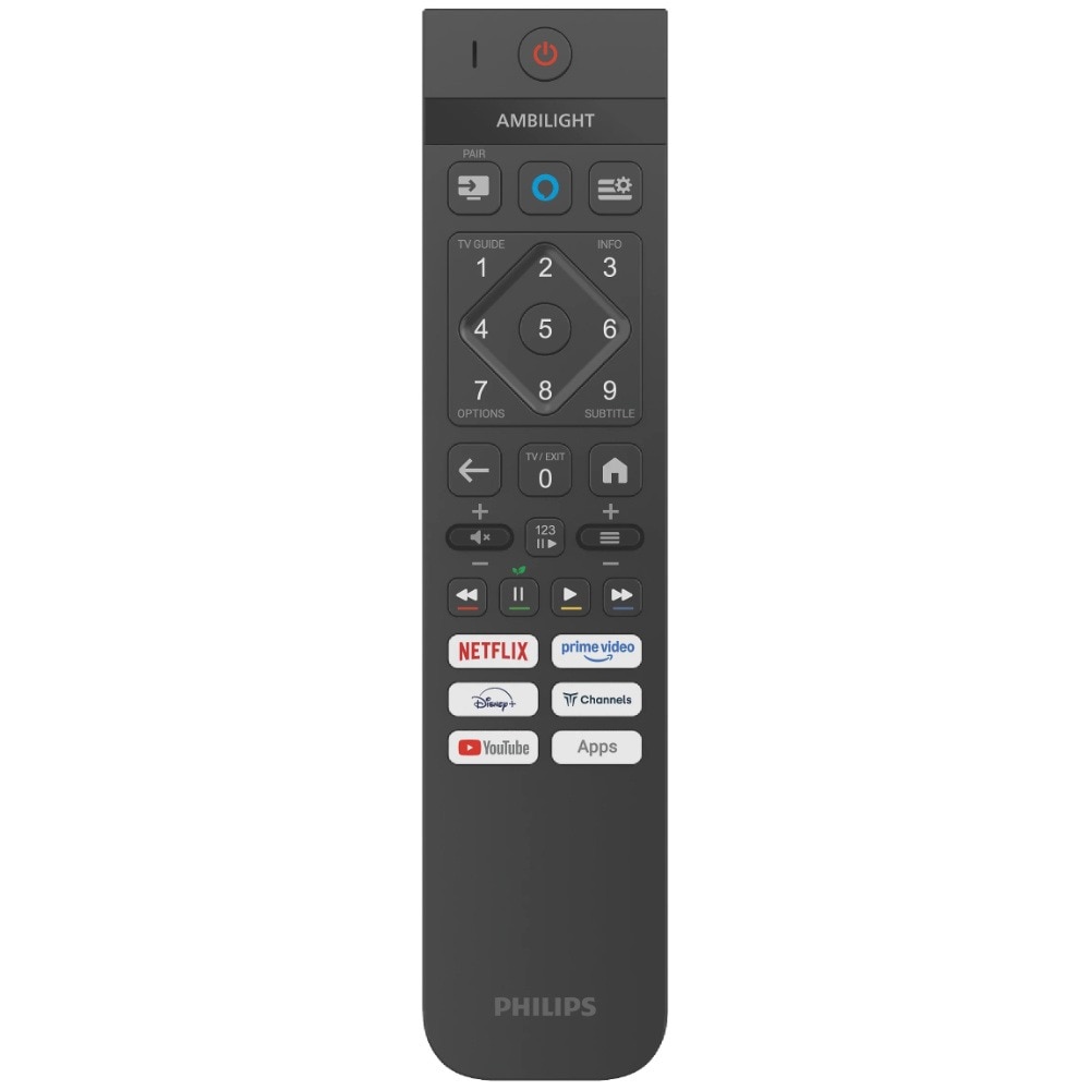 Televizor QLED Philips 65PUS9080, 164 cm, 4K UHD, HDR, Smart TV, control vocal, Ambilight, Dolby Atmos, 120 Hz