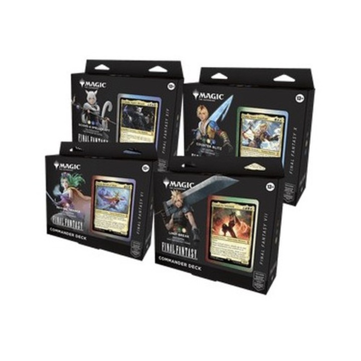 Комплект игрални карти Magic: The Gathering Commander - FINAL FANTASY, различни карти, английски език