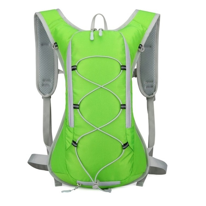 Rucsac de hidratare pentru camping si ciclism in aer liber, verde, eR D L