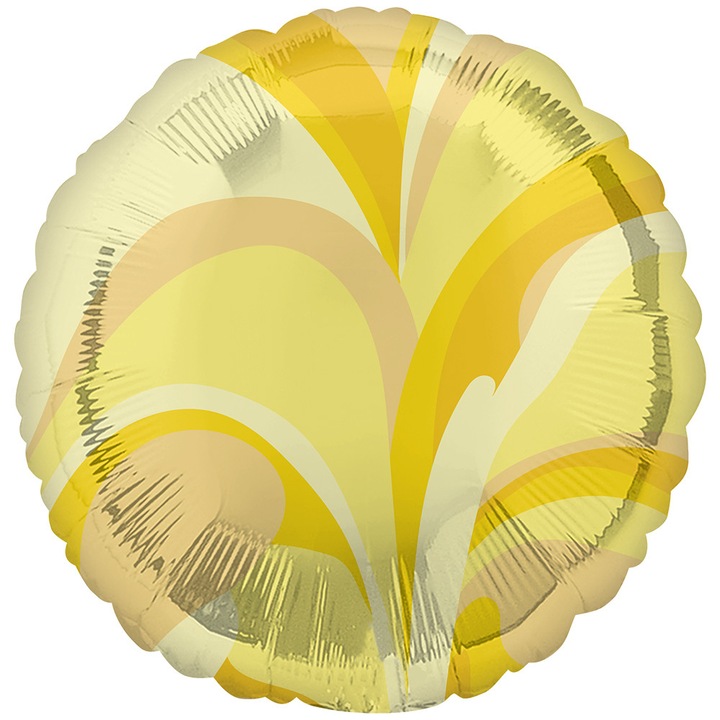 Balon Folie Rotund Gold Macro Marble 43cm 4713101