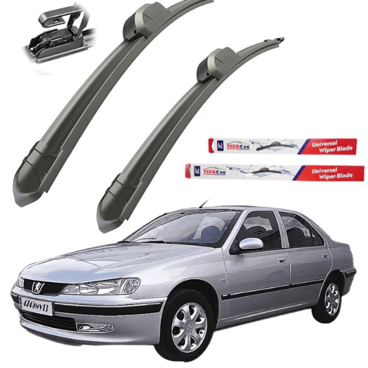 Чистачки Peugeot 406 (1995–2004) TeamCar® Flat – Комплект предни