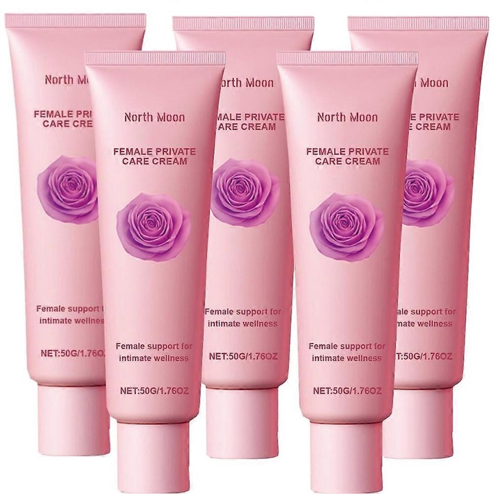 Női ápolókrém, North Moon, 5 darab, érzékeny bőrre, hidratálás, 50ml