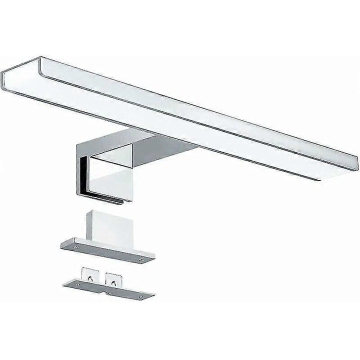 LED tükörvilágító, 6W, 5500K, IP44, 30x4x11.5cm, fehér