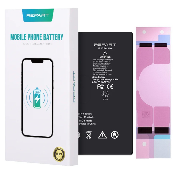 Baterie telefon, REPART, iPhone 13 Pro Max, 4800mAh, Li-ion, set complet
