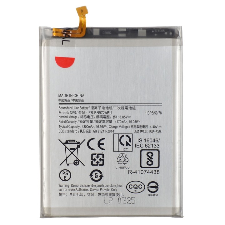 Baterie telefon Samsung Galaxy Note 10 Plus, 4300mAh, Li-Ion, 3.85V