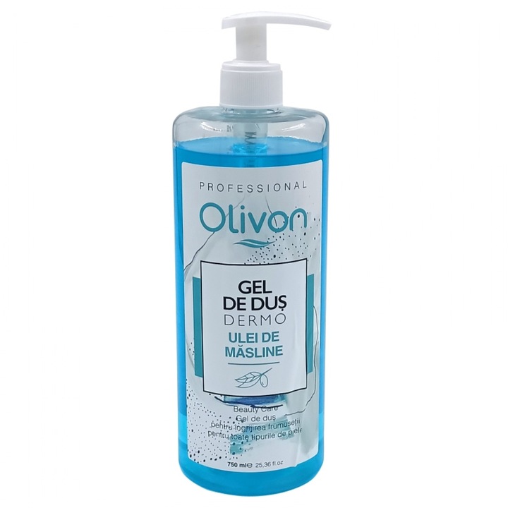 Gel de dus catifelat cu ulei de masline, Olivon, 750ml