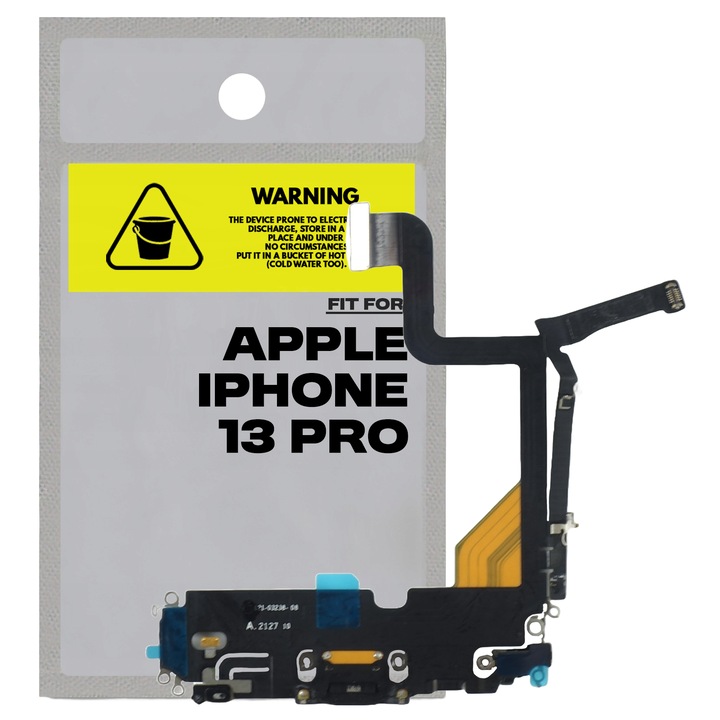 Порт за зареждане Флекс ТРЕЙДБИТ за iPhone 13 Pro, черен