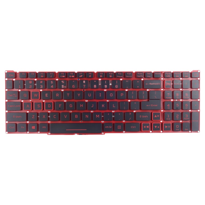 Tastatura laptop TRADEBIT Acer Nitro 5, iluminare LED, banda flexibila 29mm, US QWERTY
