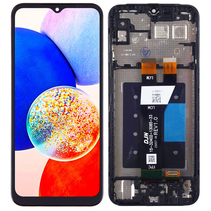 Дисплей Samsung Galaxy A14 5G, IPS, с рамка, Черен, 6.6"