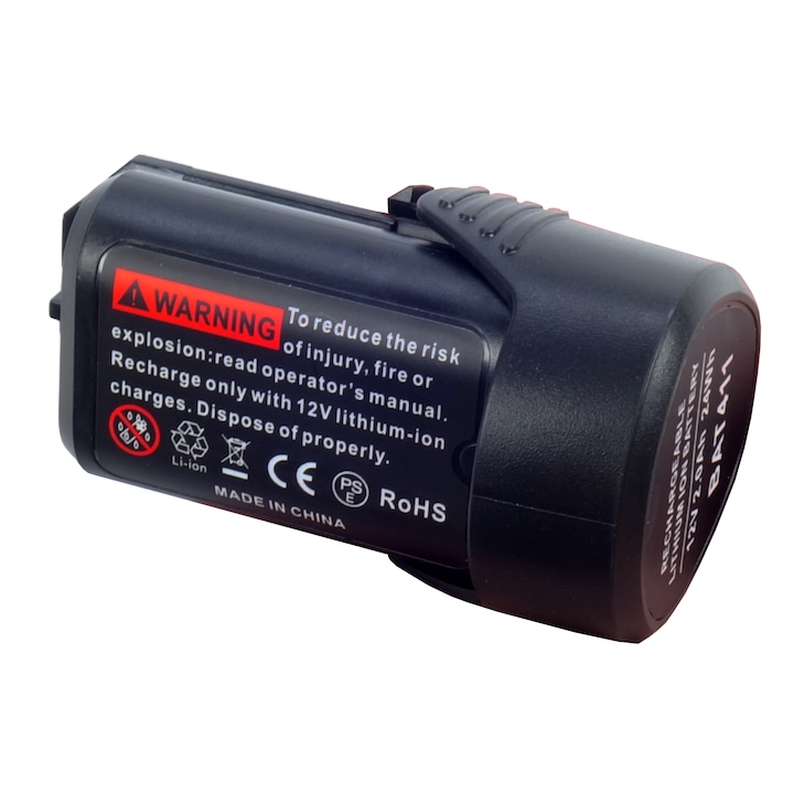 Tradebit BAT411 Akkumulátor 10.8V / 12V 2000mAh elektromos szerszámokhoz, Li-ion, cserekészlet