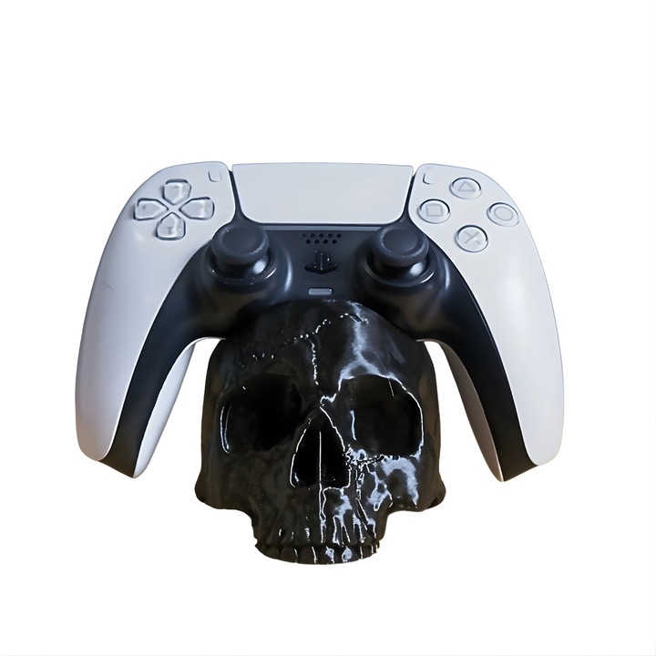 Suport Controller PS5, Negru, Craniu