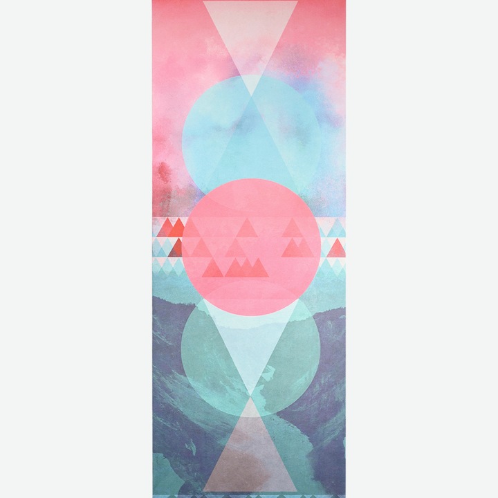 Yoga Design Lab Travel jógaszőnyeg 1,5 mm, szuper nedvszívó, környezetbarát, 178x61cm, hordozószíjjal