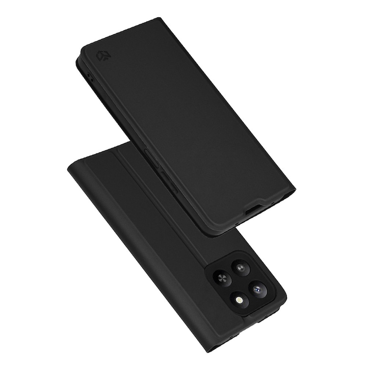 Husa pentru Honor 400 Smart 5G / 400 Smart 4G / X7d 4G - Techsuit Magskin Book - Black