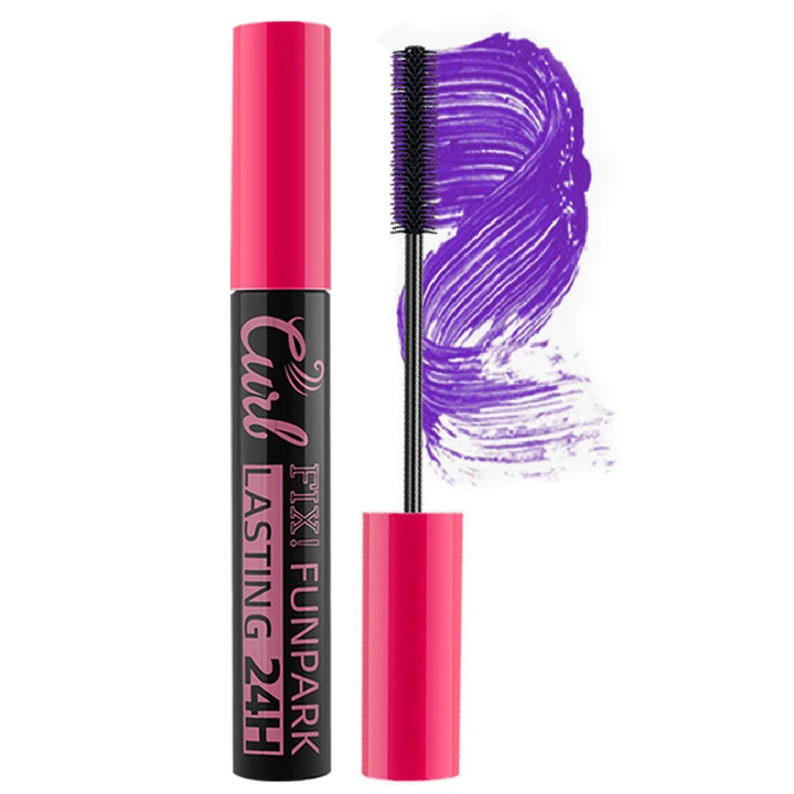 Mascara colorat, Blingseaye, rezistent la apa, mov, 8ml