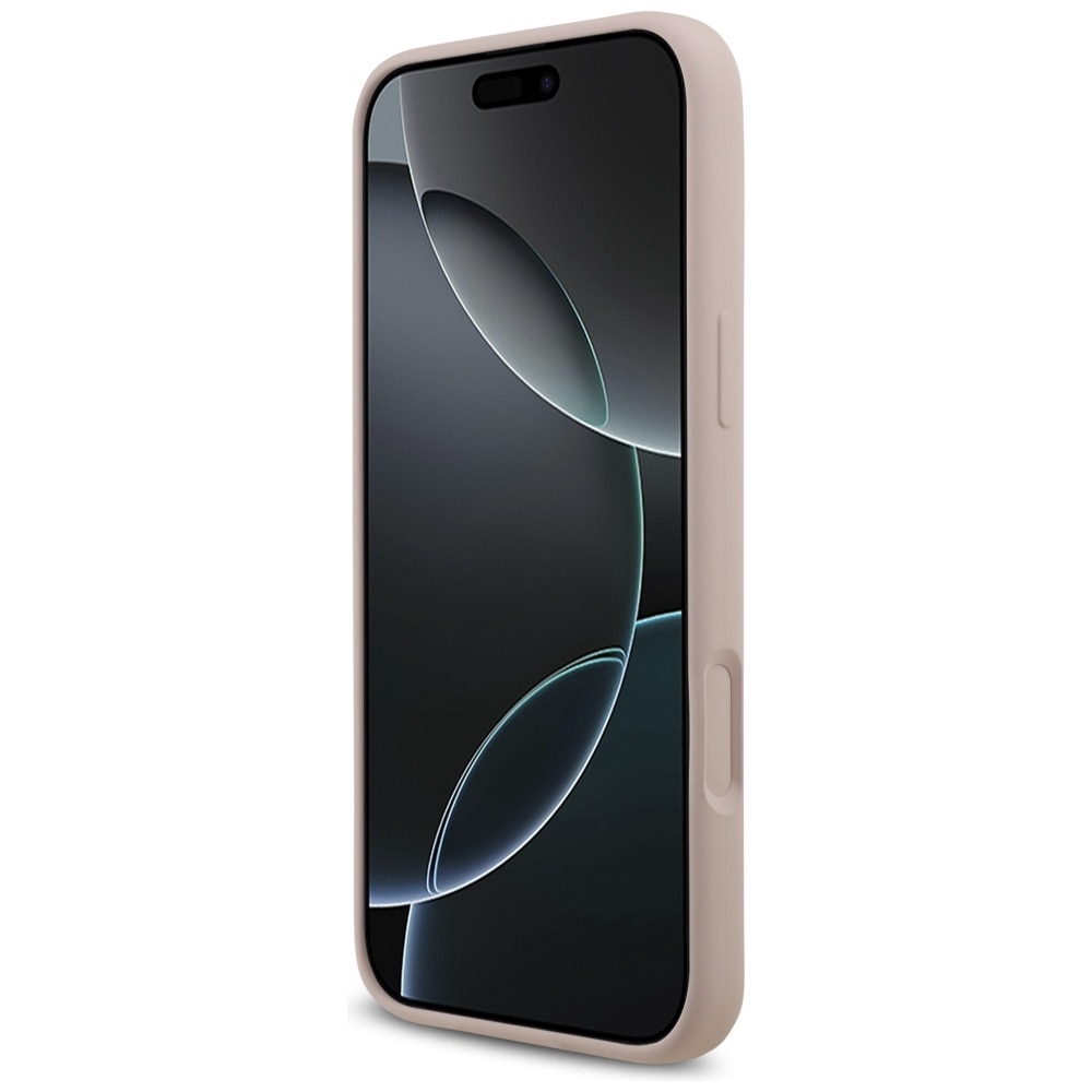 Carcasa Karl Lagerfeld Silicone Karl & Choupette cu MagSafe compatibila cu iPhone 17 Pro Max, Roz