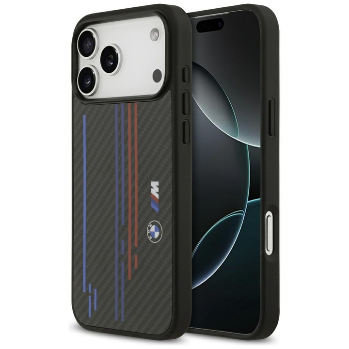 BMW tok, MagSafe kompatibilis, fekete, iPhone 17 Pro Max-hoz