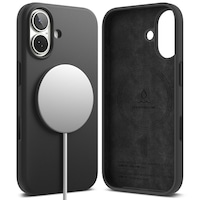 Husa pentru iPhone 17 Ringke - Silicone Magnetic MagSafe - negru